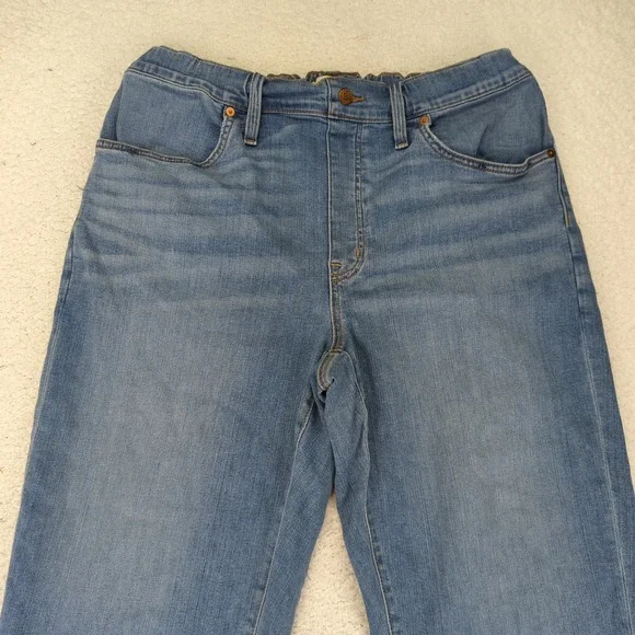 Madewell Pull-on Jeans Keefe Wash Womens Denim Jeans Size 30 Waist Casual NA951 - Picture 3 of 9